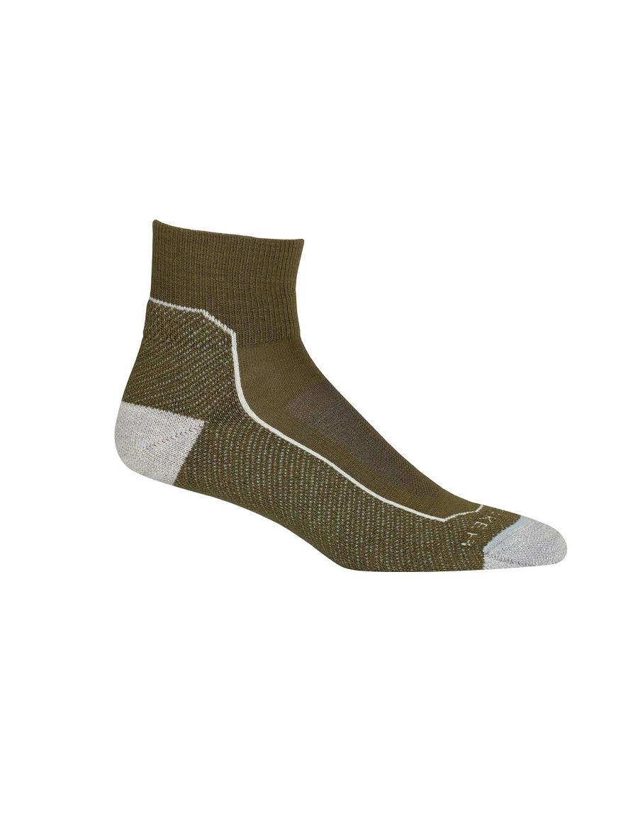 Chaussettes Icebreaker Merino Hike+ Light Mini Femme Vert Olive | FR 1446MQZA